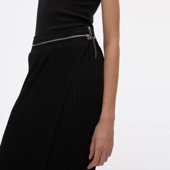 Helmut Lang Runway Layered Wool Skirt - Picture 3 of 12